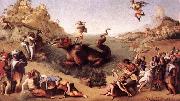Piero di Cosimo Perseus Freeing Andromeda painting
